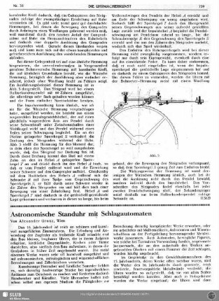 Astronomische Standuhr mit Schlagautomaten