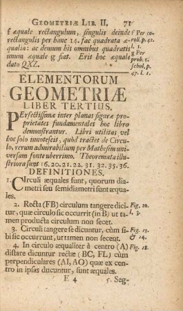 Elementorum Geometriæ. Liber Tertius