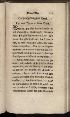 Dreyundzwanzigster Brief. - Neunundzwanzigster Brief.