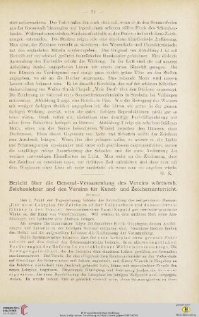 Bericht über die General-Versammlung des Vereins württemb. Zeichenlehrer und des Vereins für Kunst- und Zeichenunterricht