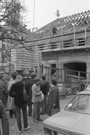 Richtfest für das neue Altenpflegeheim der Arbeiterwohlfahrt an der Ecke Fasanenplatz/Zähringerstraße