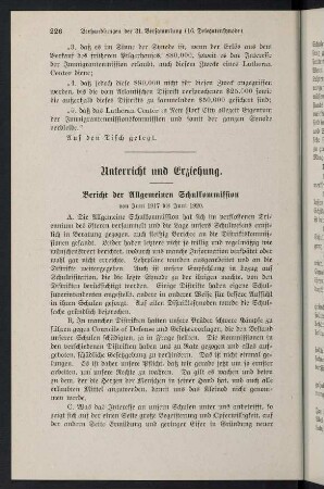 226-237, Unterricht und Erziehung