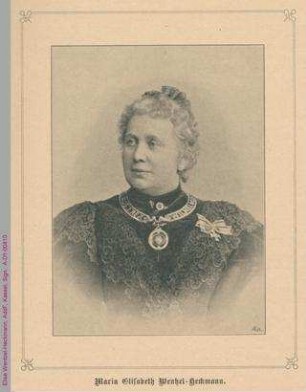 Porträt von Elise Wentzel-Heckmann