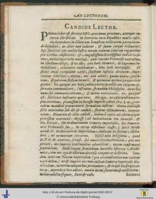 Candide Lector.