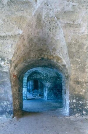 Königstein. Festung. Schatzkasematte (1853, 1884). Kasemattenräume