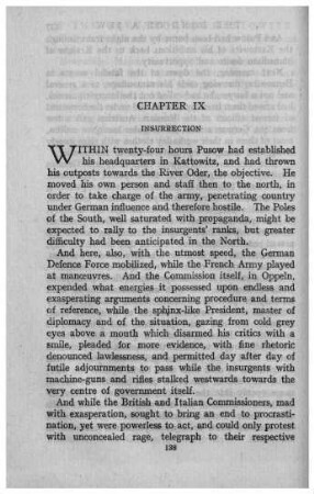 Chapter IX. Insurrection