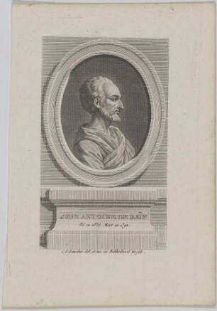 Bildnis des Jean Antoine de Baïf