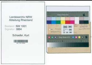 Entnazifizierung Kurt Schaefer, geb. 23.11.1898 (Schulrektor)