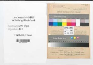 Entnazifizierung Franz Huebers , geb. 29.10.1912 (Polizeibeamter)