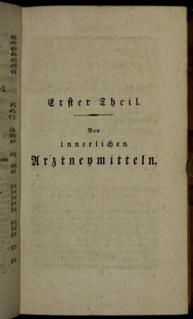 Erster Theil - Von innerlichen Arztneymitteln.