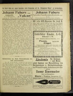 Auskunftsstelle des Westf. Provinzialvereins des kath. Lehrerverbandes
