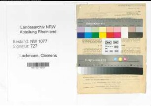 Entnazifizierung Clemens Lackmann , geb. 14.11.1892 (Polizist)