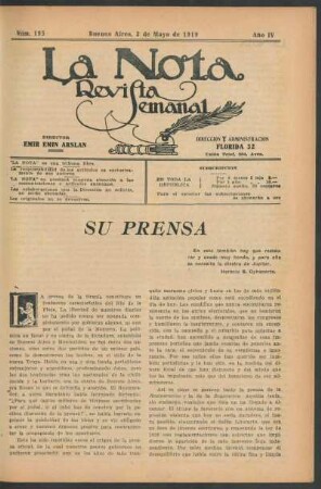 Su prensa