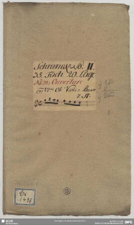 2 Suites - Mus.2-N-16,1 : vl, strings, bc, ob (2)
