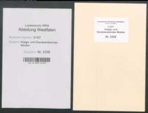 Erblicher Verkauf der Elsemühle nordöstlich von Bünde (Amt Limberg, Vogtei Bünde) - Band 5