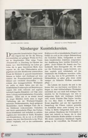 Nürnberger Kunststickereien