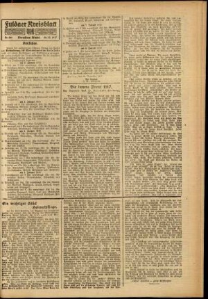 Zweite Ausgabe vom Samstag, den 29. Dezember 1917.