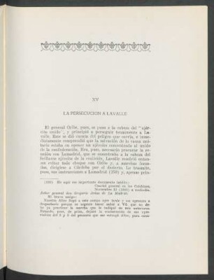 XV - La persecución a Lavalle