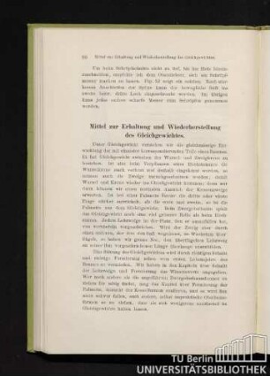 Mittel zur Erhaltung und Wiederherstellung des Gleichgewichtes.