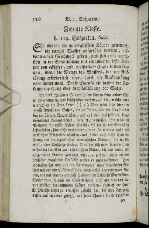 Zweyte Klasse.
