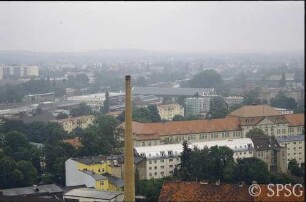 Potsdam, Blick vom Brauhausberg auf die Stadt.