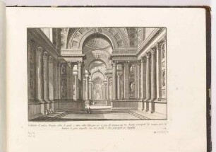 Vestibolo d’antico Tempio (Vorhalle eines antiken Tempels), aus der Folge "Prima Parte di Architetture e Prospettive"