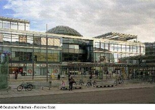 Dresden-Altstadt, Wiener Platz 10. Kugelhaus (2004-2005, S. Langner v. Hatzfeld)