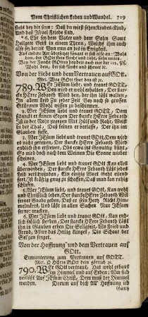 Von der Hoffnung und dem Vertrauen auf Gott. - Wider die Wollust.