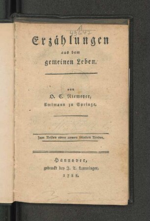 Erzählungen aus dem gemeinen Leben