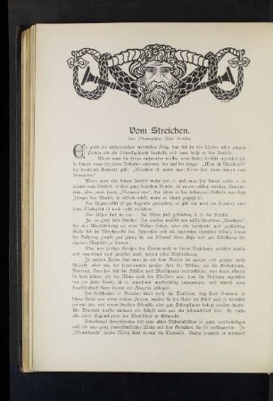 Vom Streichen