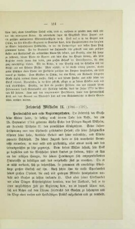 Friedrich Wilhelm II. (1786-1797)