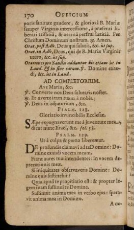 170-174, Ad Completorium; ...
