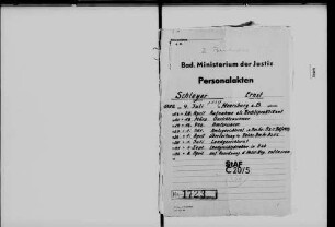 Schleyer, Ernst; Landgerichtsdirektor; geb. 4.7.1882 in Meersburg; gest. 3.3.1959 in Konstanz