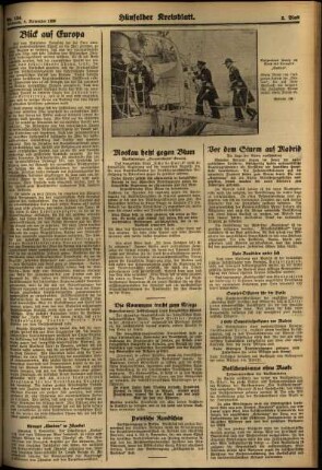 Zweite Ausgabe vom Mittwoch, den 04. November 1936.