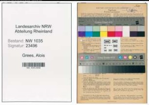 Entnazifizierung Alois Grees , geb. 01.01.1922 (Kaufmaennischer Angestellter)