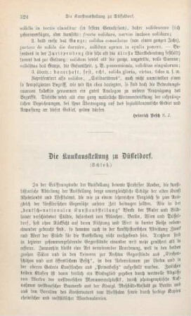 324-337 Die Kunstausstellung zu Düsseldorf : Schluß