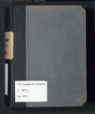 Gogerichtsregister Vogtei Langenholzhausen