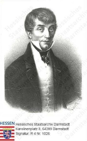 Lichtenberg, Ludwig Freiherr v. (1784-1845) / Porträt, Brustbild