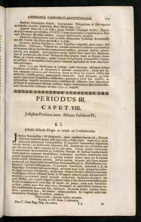 177-181, Caput VIII