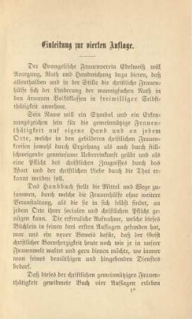 Einleitung zur vierten Auflage