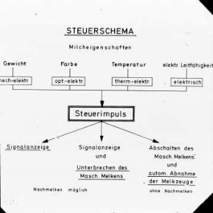 Steuerschema für Milcheigenschaften