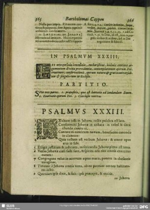 In Psalmum XXXIII. Psalmus XXXIII.