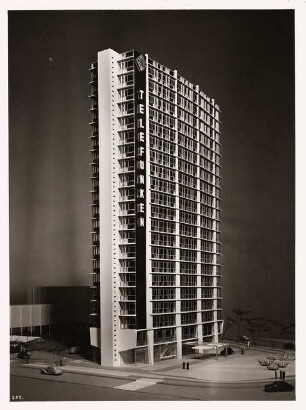 Telefunken-Hochhaus, Berlin-Charlottenburg: Modellansicht
