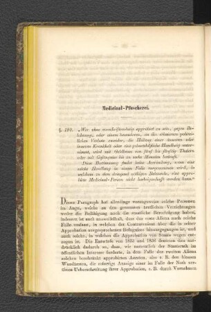Medicinal-Pfuscherei.