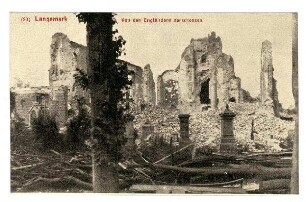 Nummerierte Kriegs-Erinnerungs-Karte: Nr. 39: Langemark