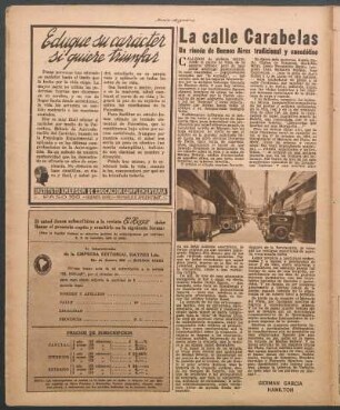 La calle Carabelas : Un rincón de Buenos Aires tradicional y anecdótico
