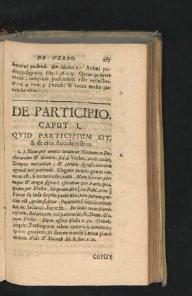 De Participio.