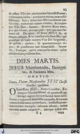 Dies Martis.