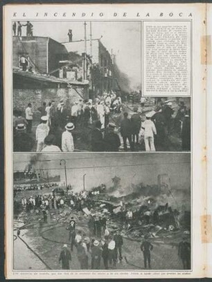 El incendio de La Boca