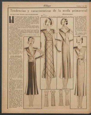 Tendencias y características de la moda primaveral